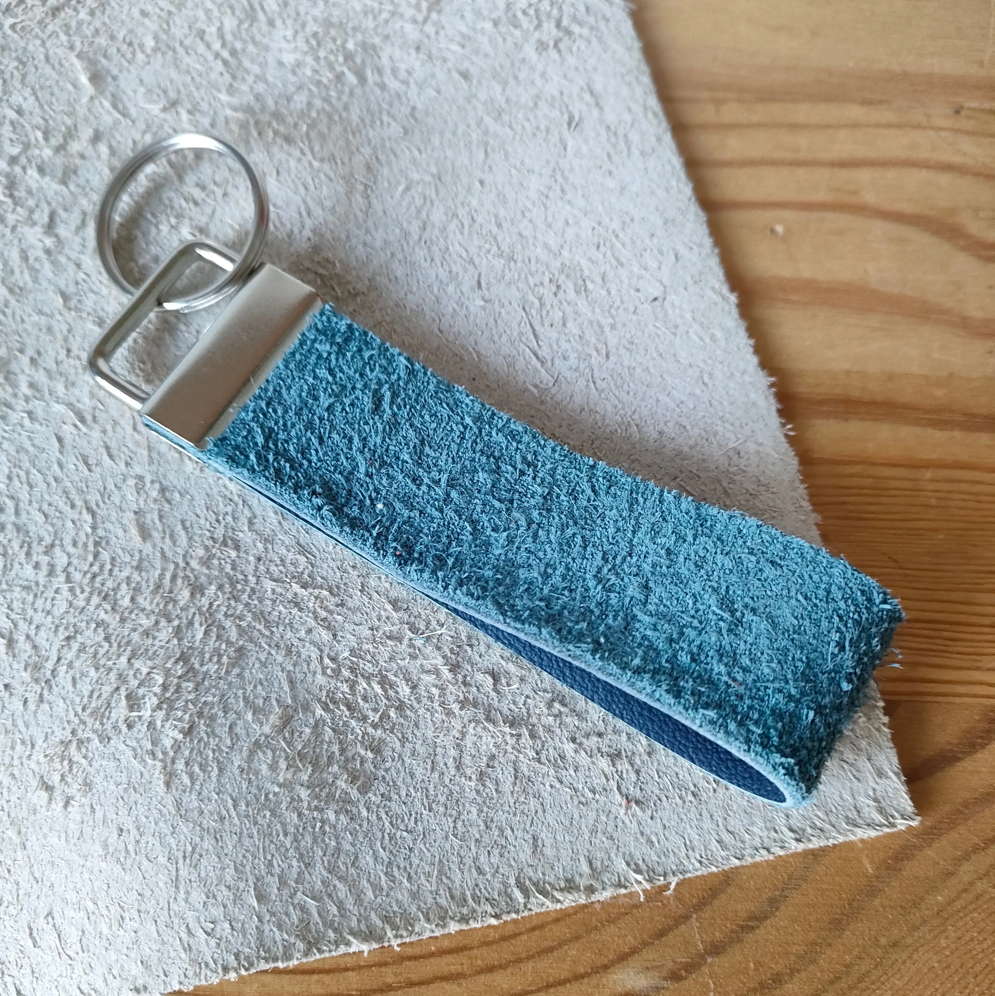 Leather Keyrings - Various Colours