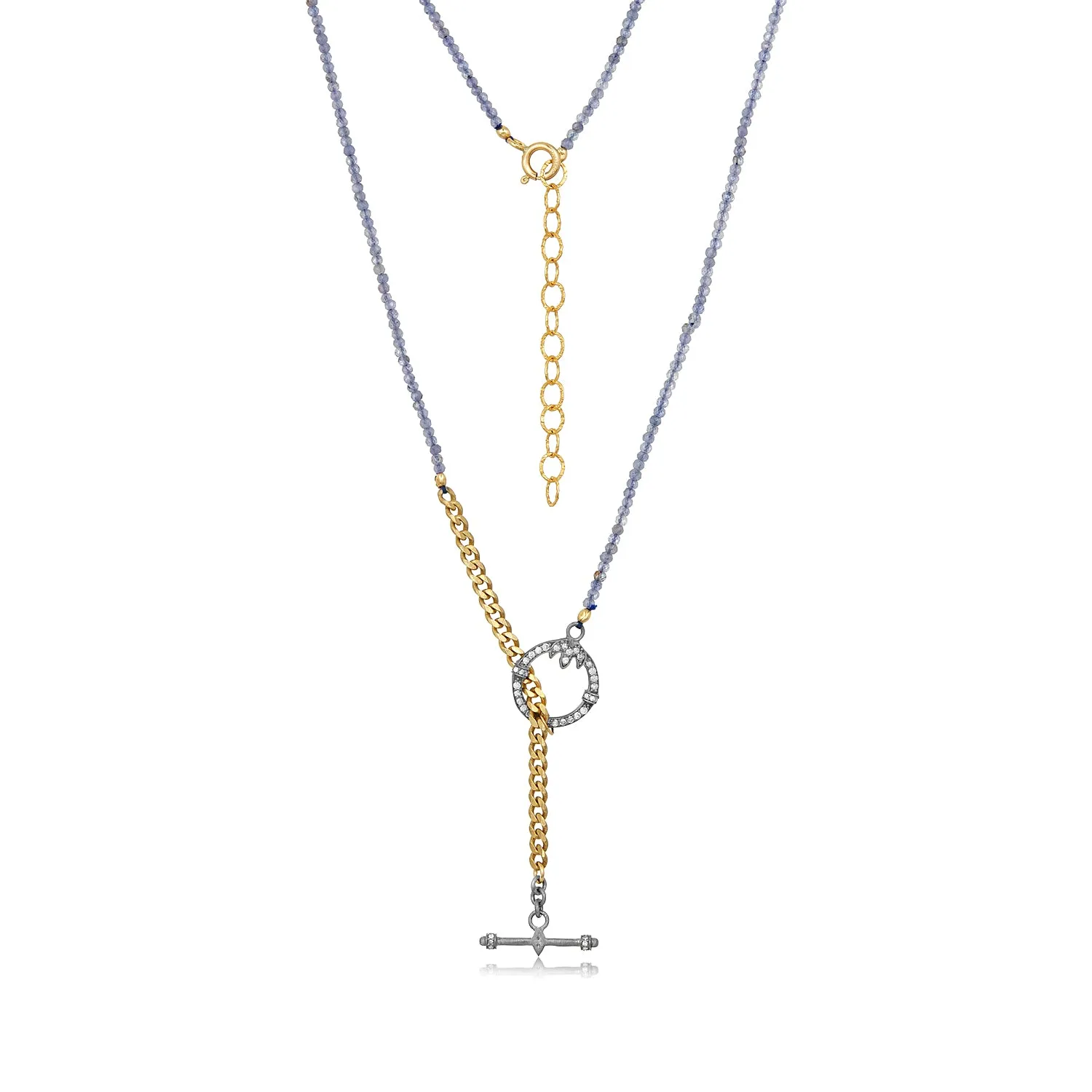 Little Gem With Hanging Toggle Necklace