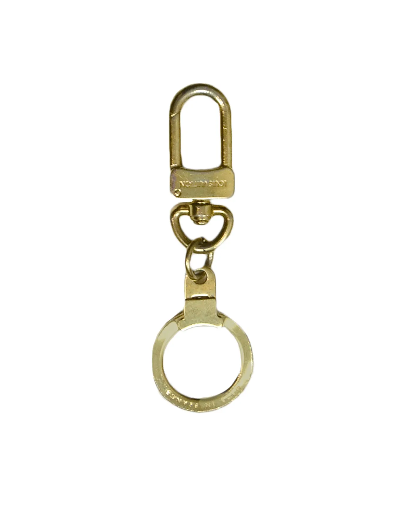 Louis Vuitton Goldtone Key Ring Pochette Extender