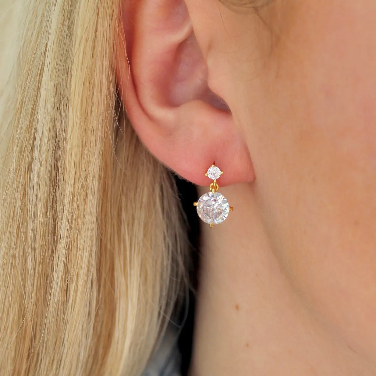 Luella Dangle Stud Earrings
