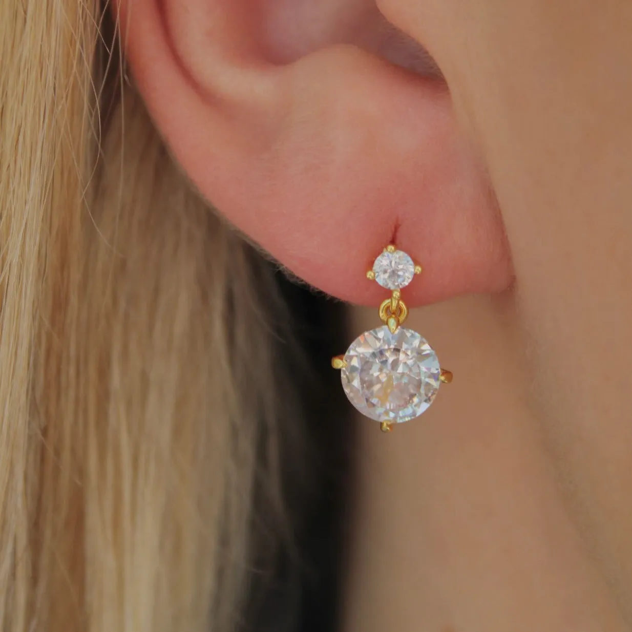 Luella Dangle Stud Earrings