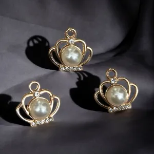 Luxury Crown Stone Charm Pendant