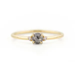 Madison Salt and Pepper Diamond Ring