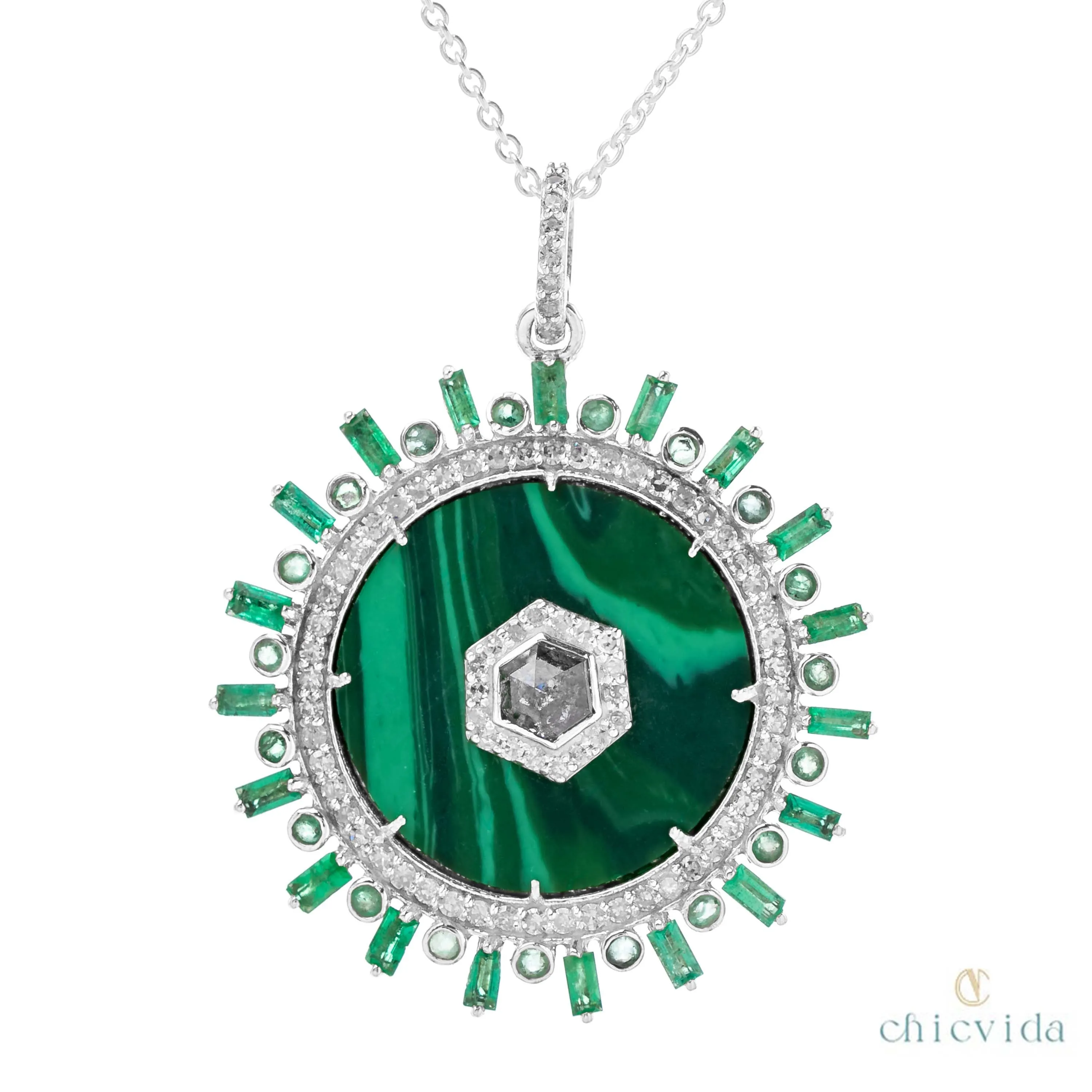 Malachite Sunshine Pendant