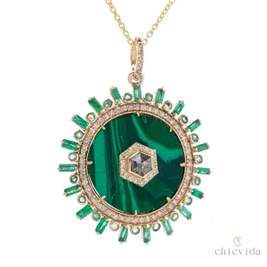 Malachite Sunshine Pendant