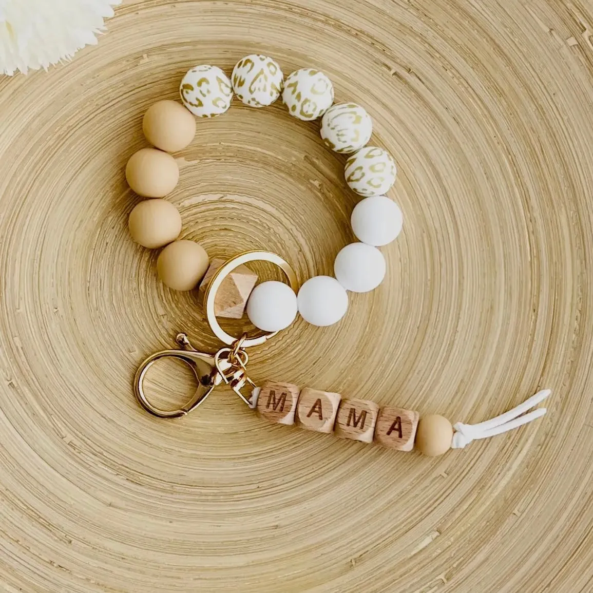 MAMA Silicone Bangle Keychain
