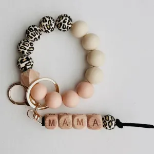 MAMA Silicone Bangle Keychain