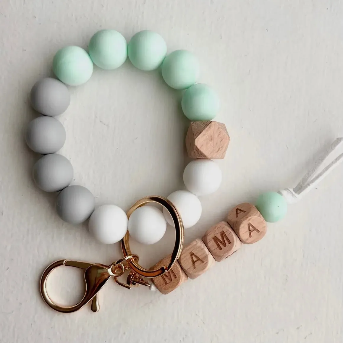 MAMA Silicone Bangle Keychain