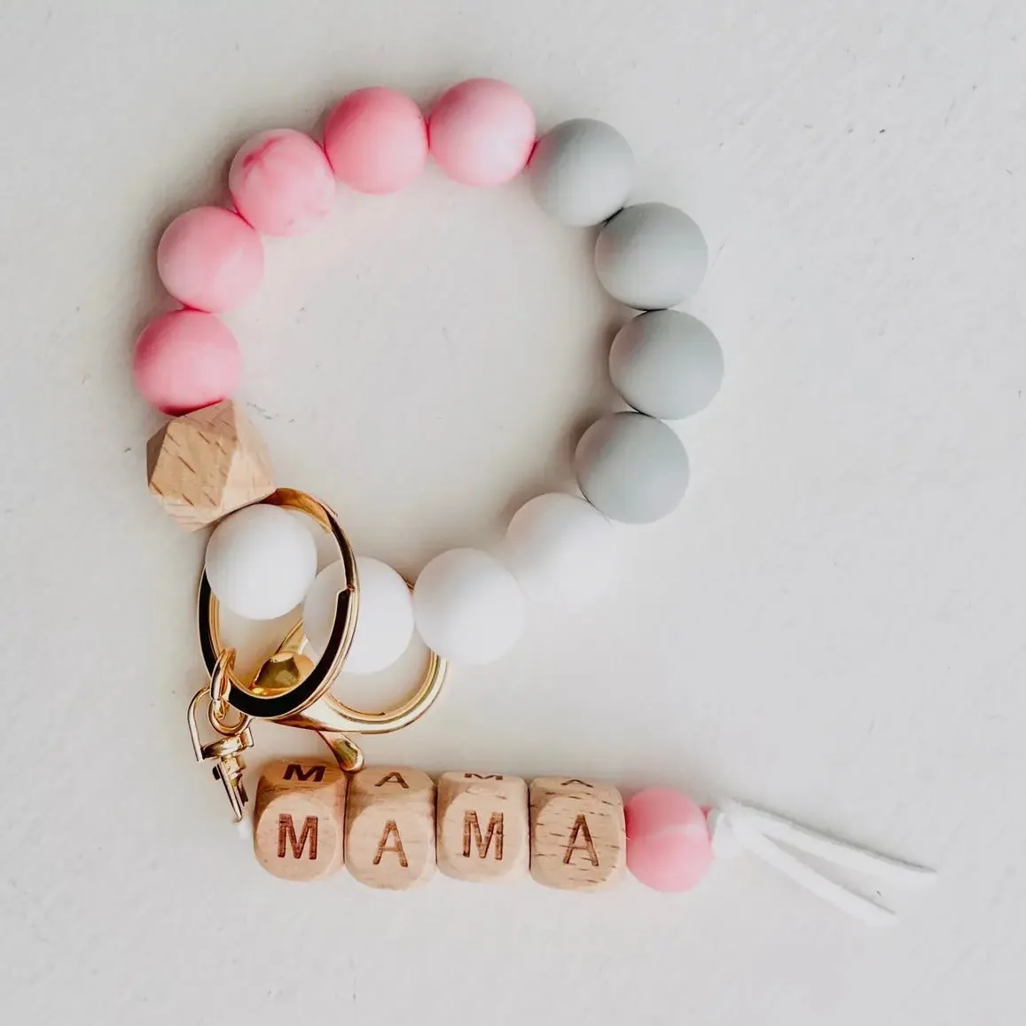 MAMA Silicone Bangle Keychain