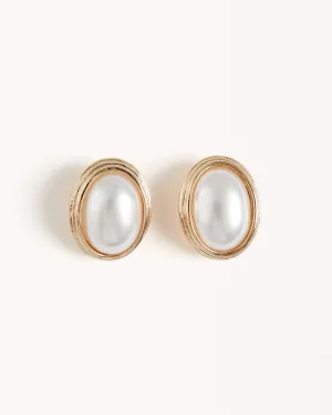 MARILYN EARRINGS - GOLD-PEARL