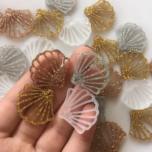 Marine shells / 8 pieces - 30mm