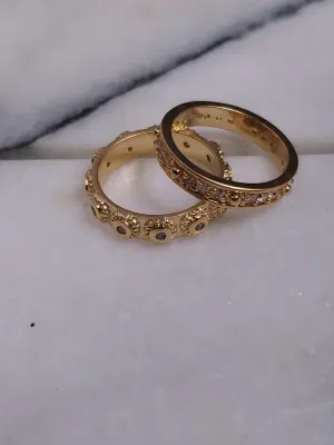 Matte Gold Stacking Rings