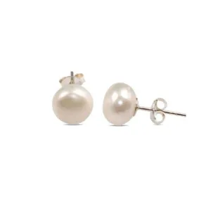 MCJ Earrings Pearl Stud 7mm