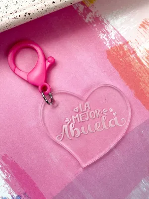 Mejor Abuela Keychain