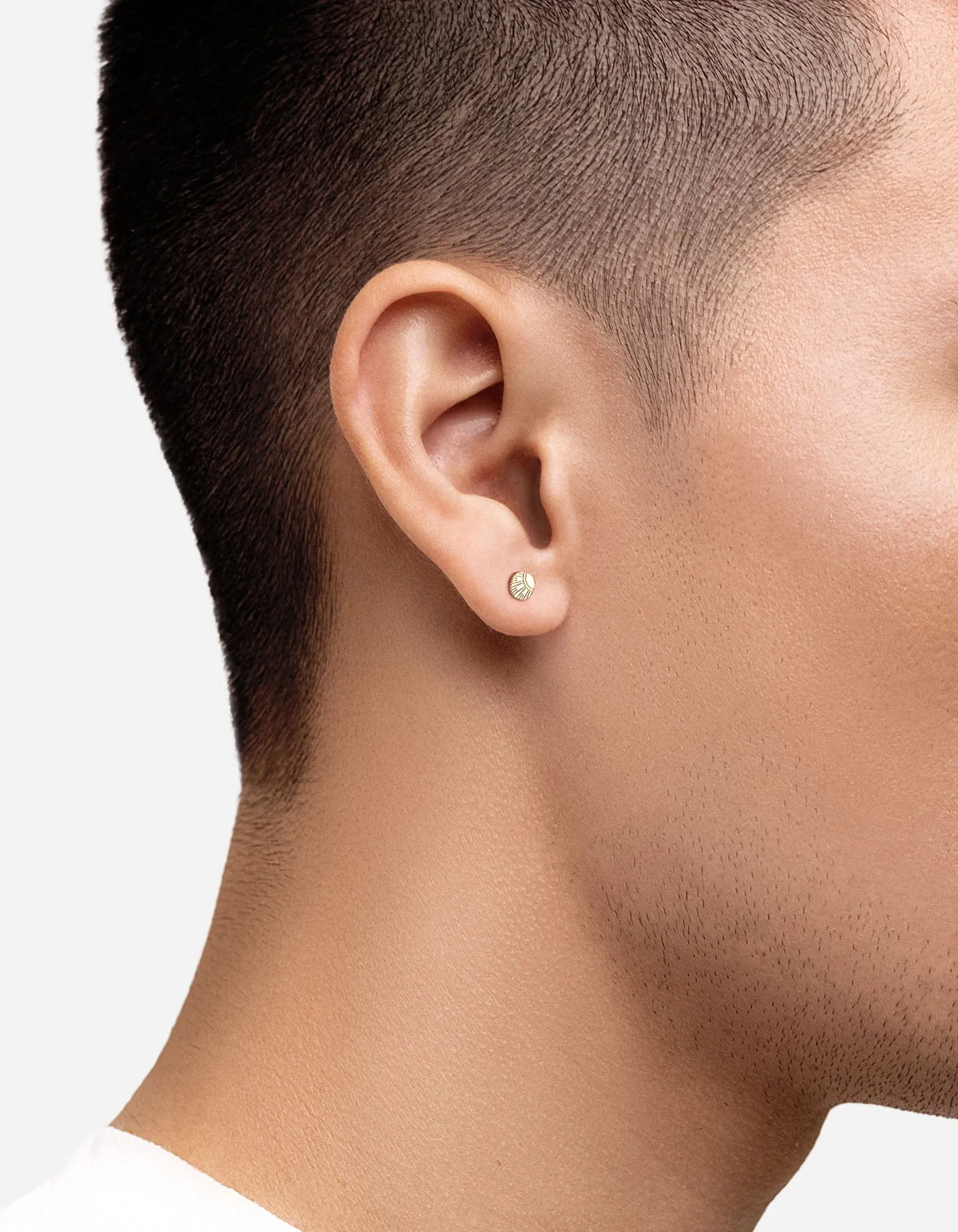 Meridian Stud Earring, Gold Vermeil