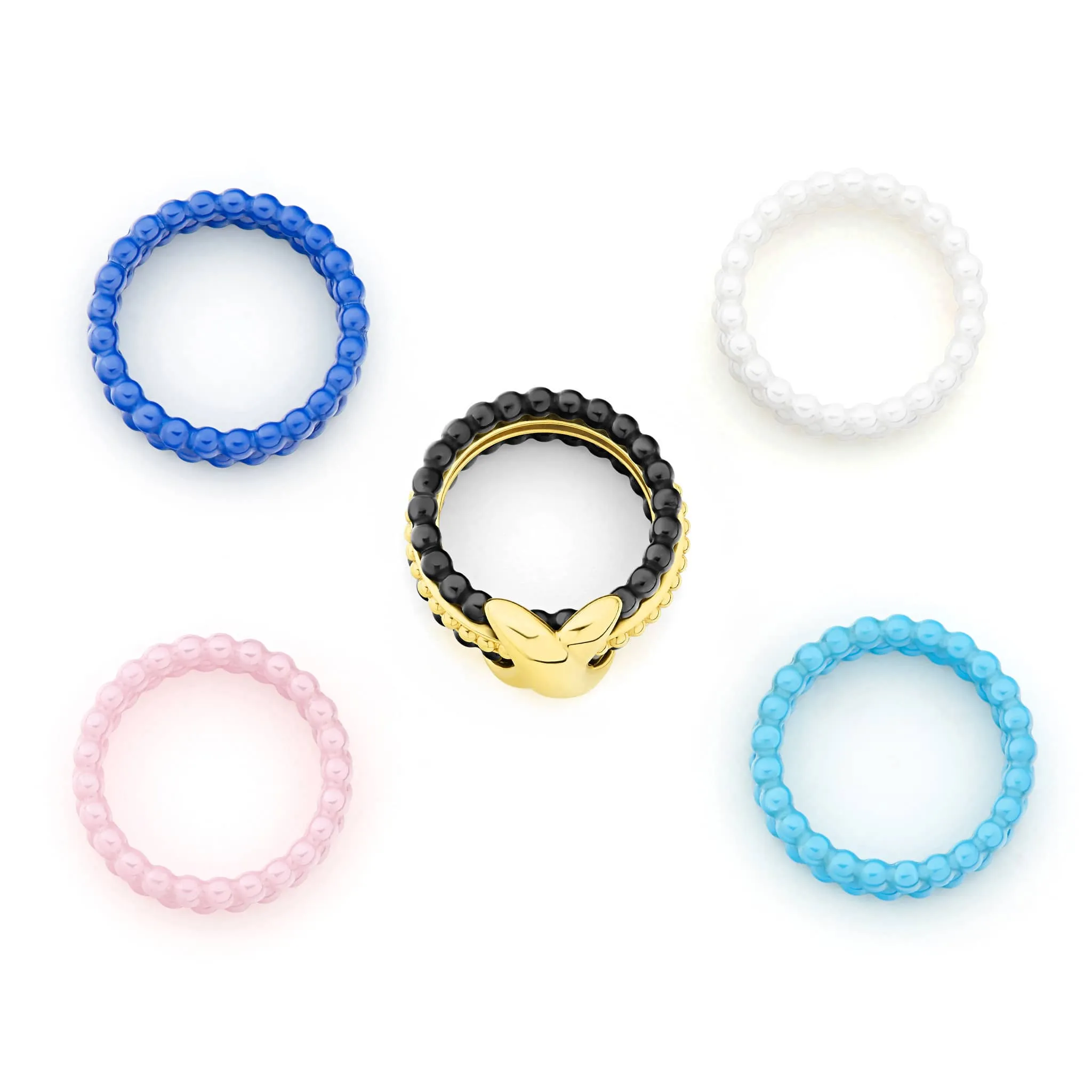 Meridian X Stacking Ring Set