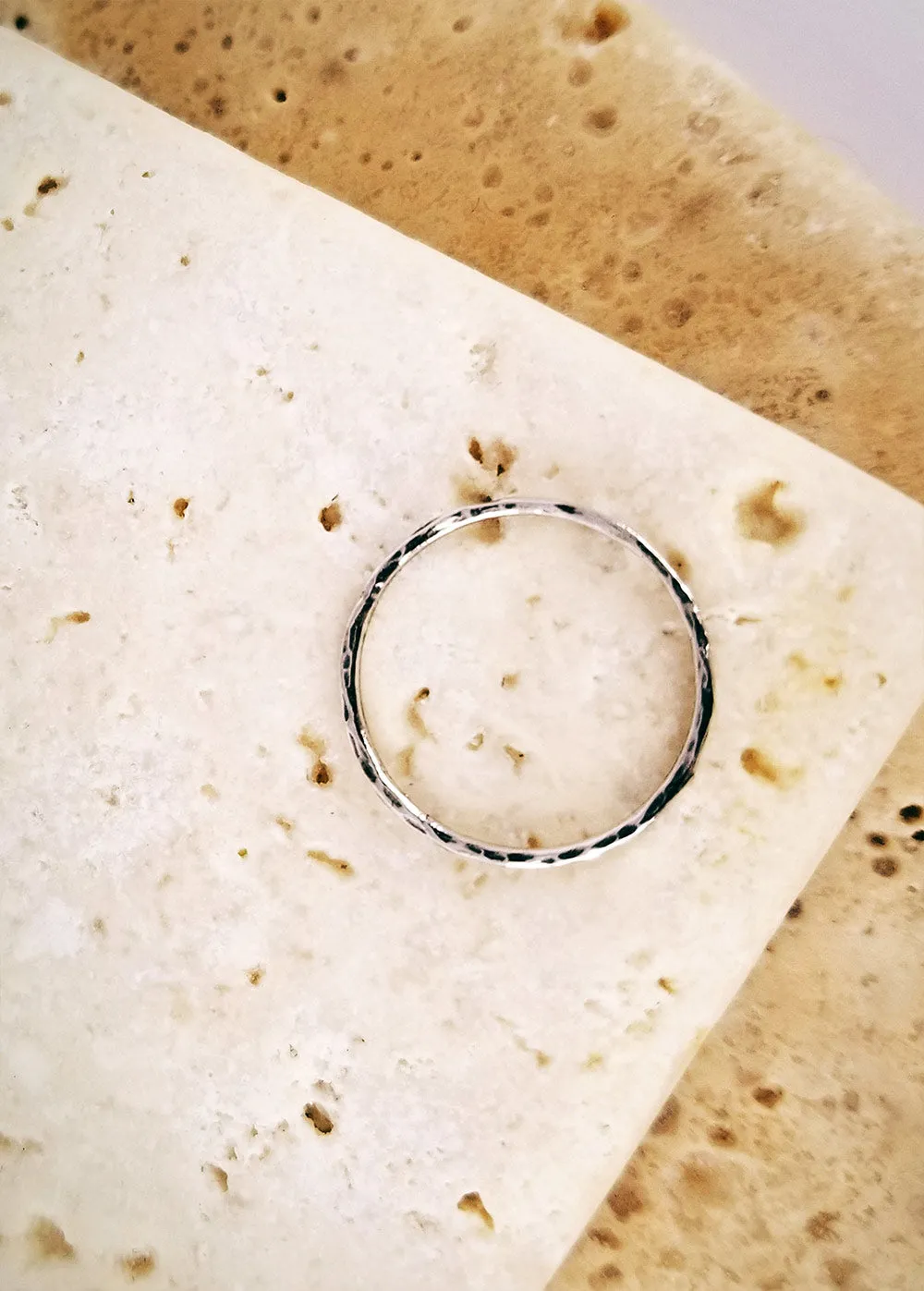 Micro Vintage Stacking Ring