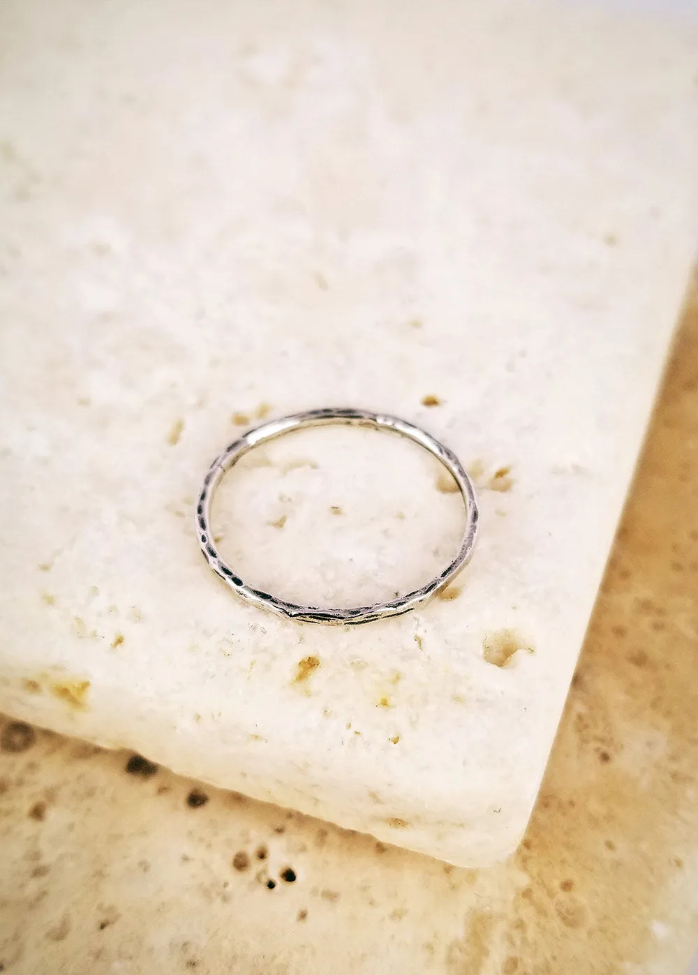 Micro Vintage Stacking Ring
