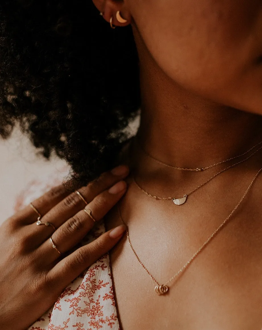 Midi Mystery Stacking Ring | Recycled 14k Gold