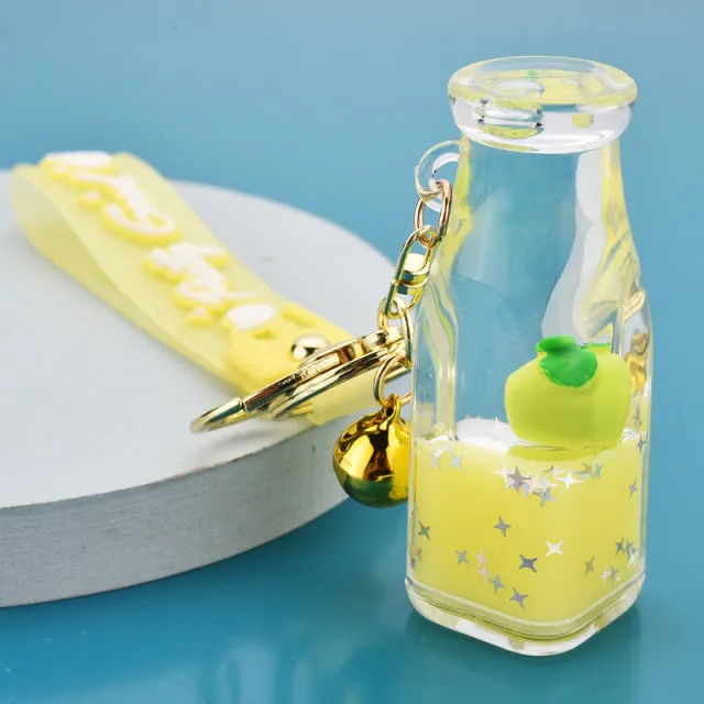 Milk Bottle Keychain