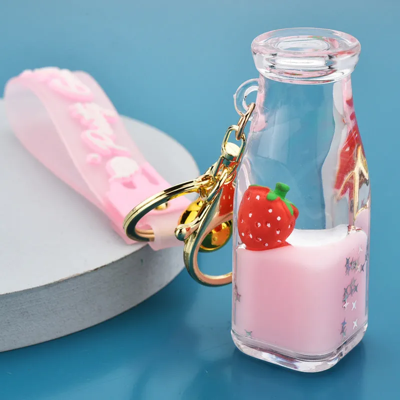 Milk Bottle Keychain