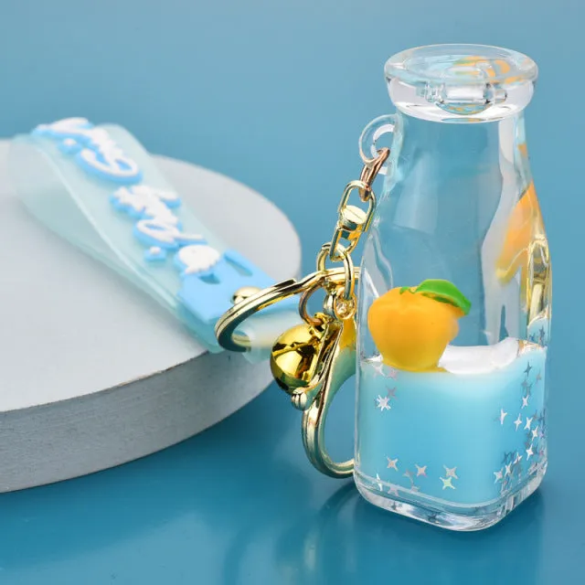 Milk Bottle Keychain