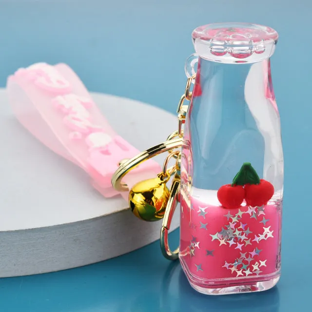 Milk Bottle Keychain