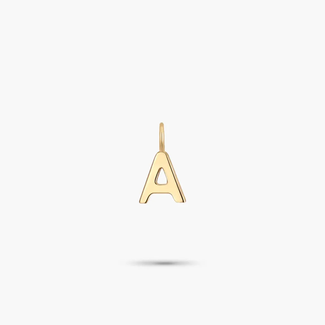 Mini Alphabet Collection 14K Yellow Gold Mini Charm