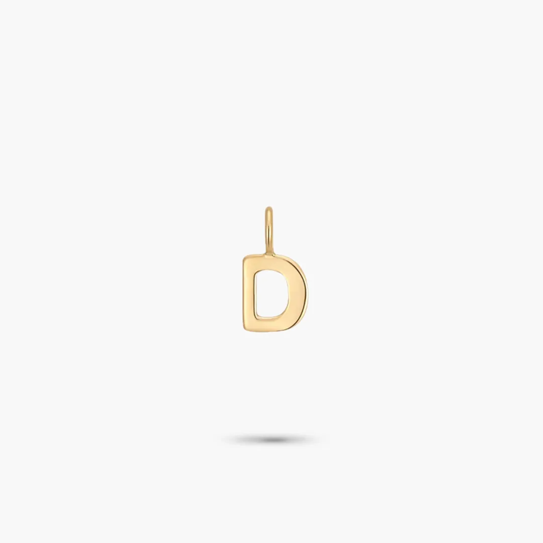 Mini Alphabet Collection 14K Yellow Gold Mini Charm