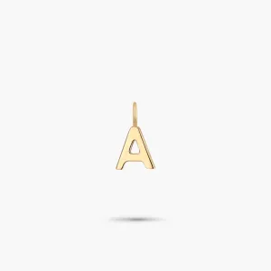 Mini Alphabet Collection 14K Yellow Gold Mini Charm