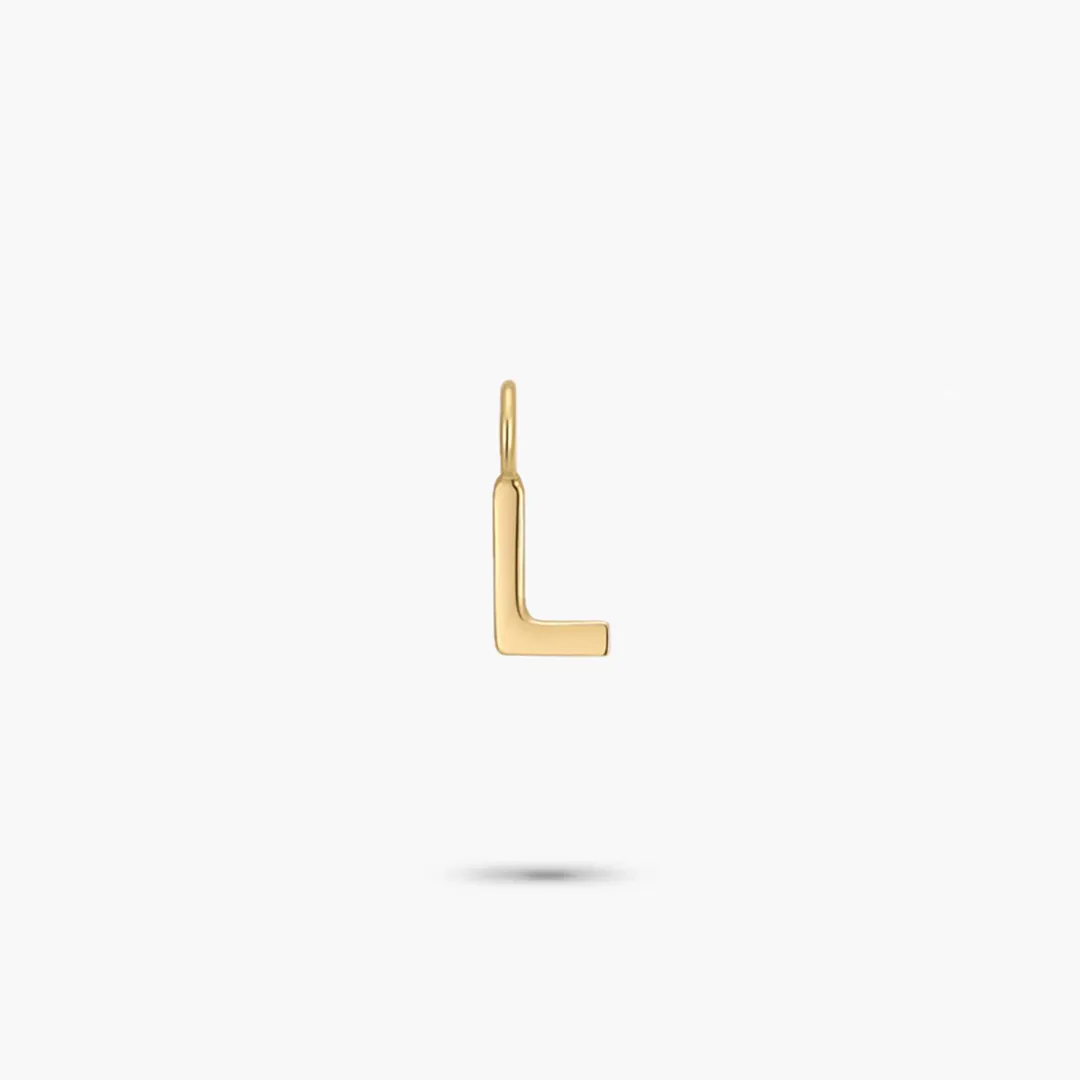 Mini Alphabet Collection 14K Yellow Gold Mini Charm