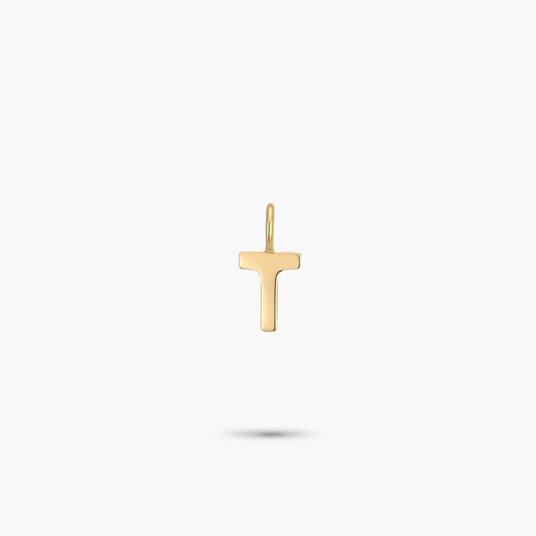 Mini Alphabet Collection 14K Yellow Gold Mini Charm
