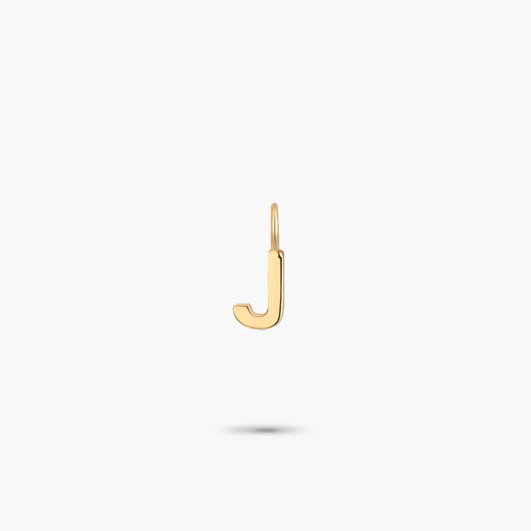 Mini Alphabet Collection 14K Yellow Gold Mini Charm