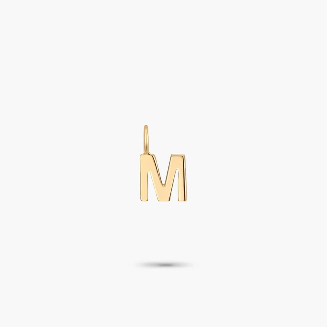 Mini Alphabet Collection 14K Yellow Gold Mini Charm