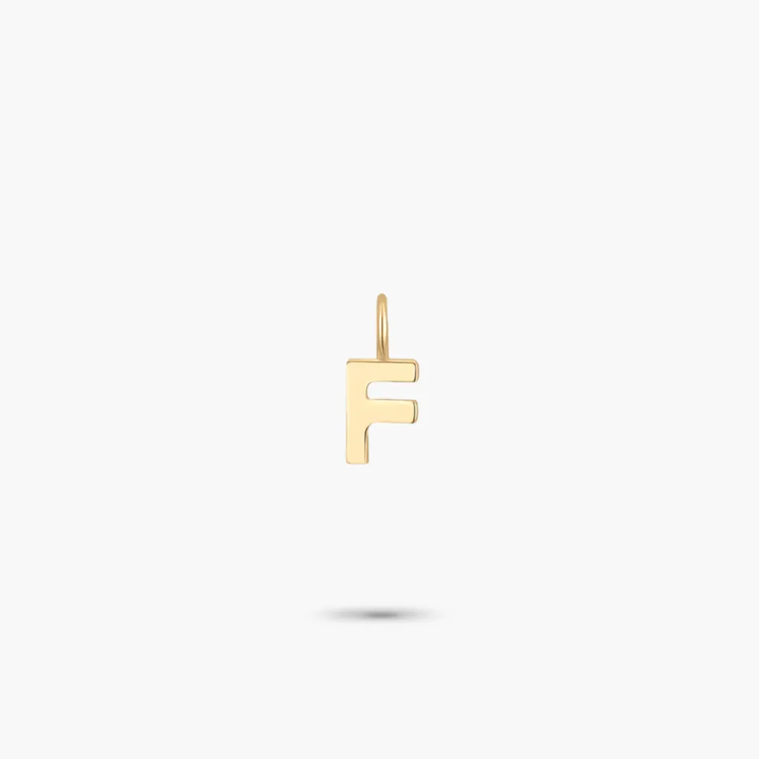 Mini Alphabet Collection 14K Yellow Gold Mini Charm