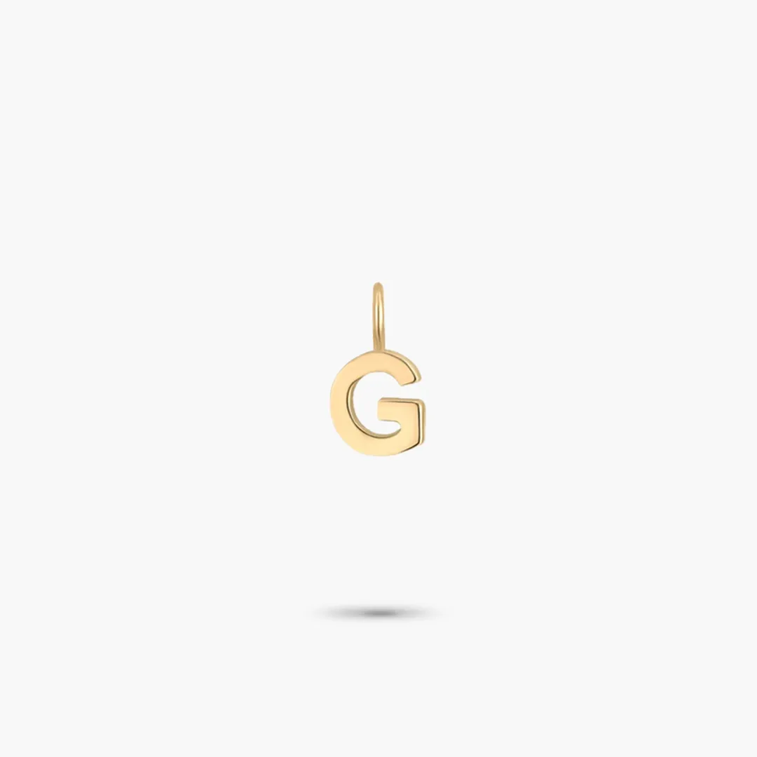 Mini Alphabet Collection 14K Yellow Gold Mini Charm