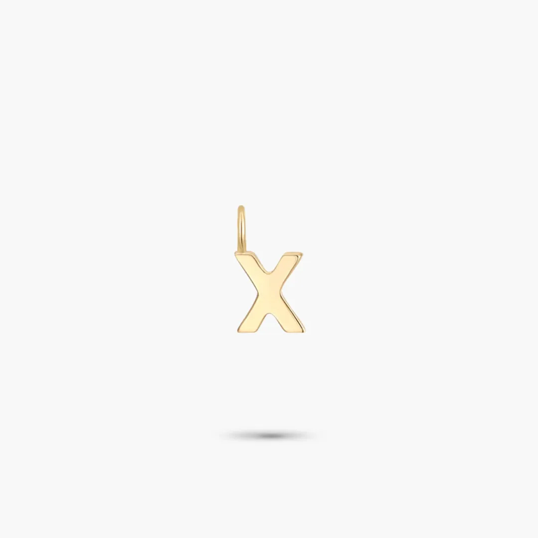 Mini Alphabet Collection 14K Yellow Gold Mini Charm