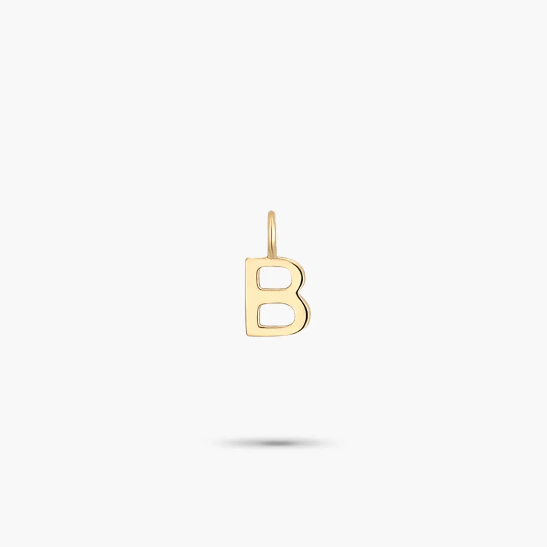 Mini Alphabet Collection 14K Yellow Gold Mini Charm