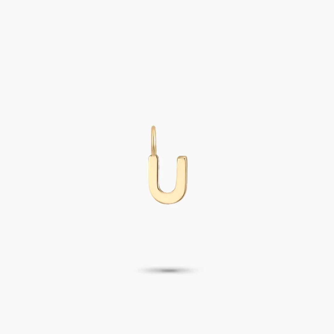 Mini Alphabet Collection 14K Yellow Gold Mini Charm