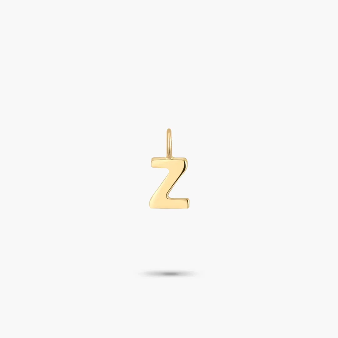 Mini Alphabet Collection 14K Yellow Gold Mini Charm