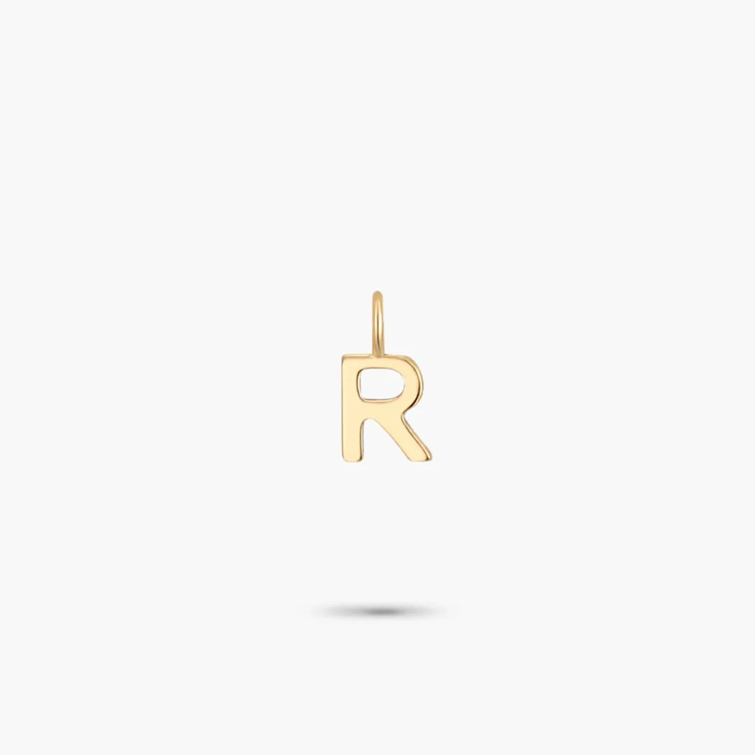 Mini Alphabet Collection 14K Yellow Gold Mini Charm