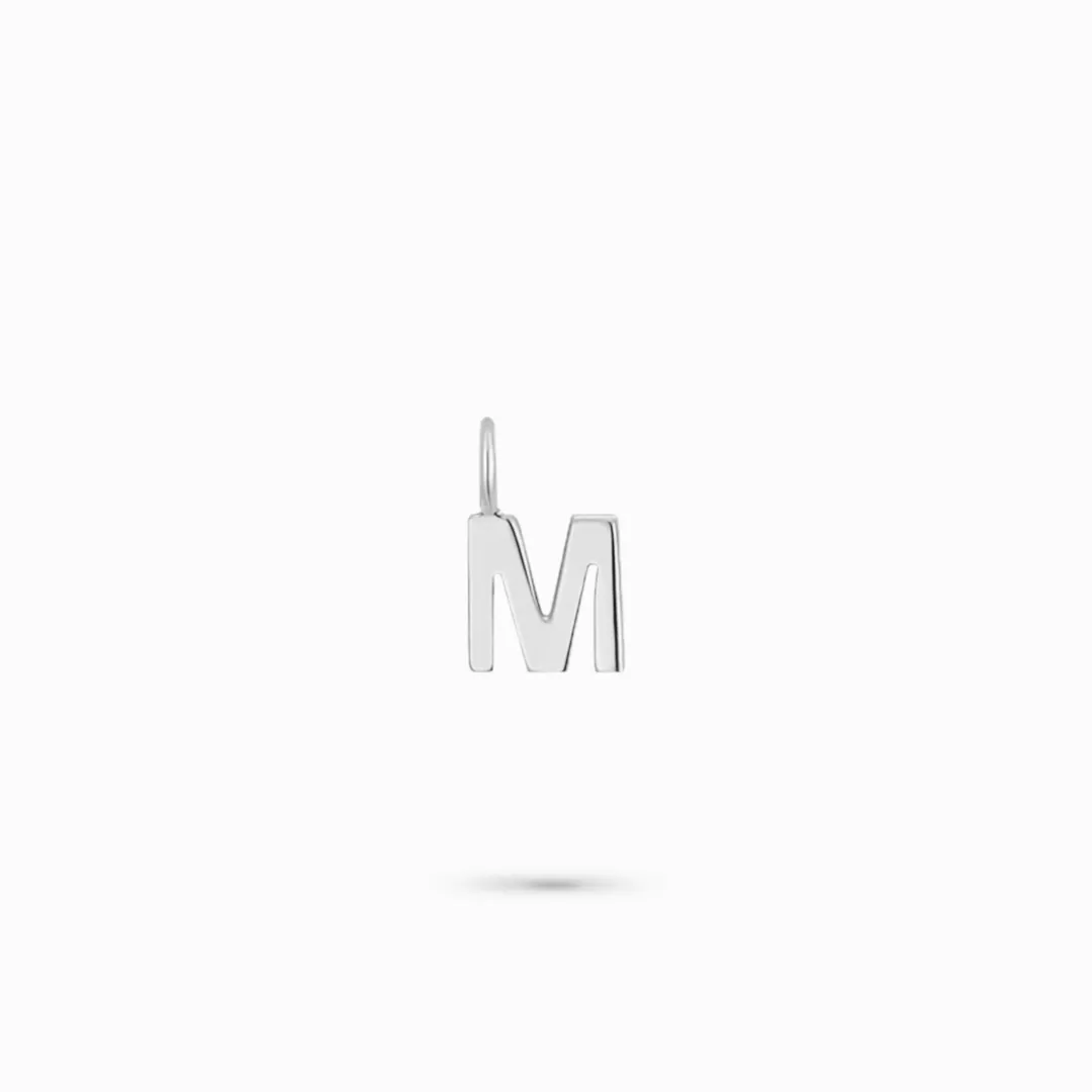 Mini Alphabet Collection 925 Sterling Silver Mini Charm