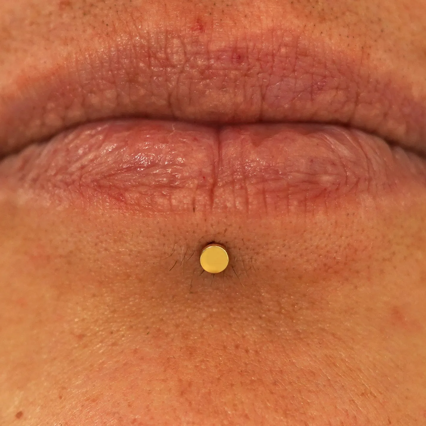 Mini Circle Flatback Piercing