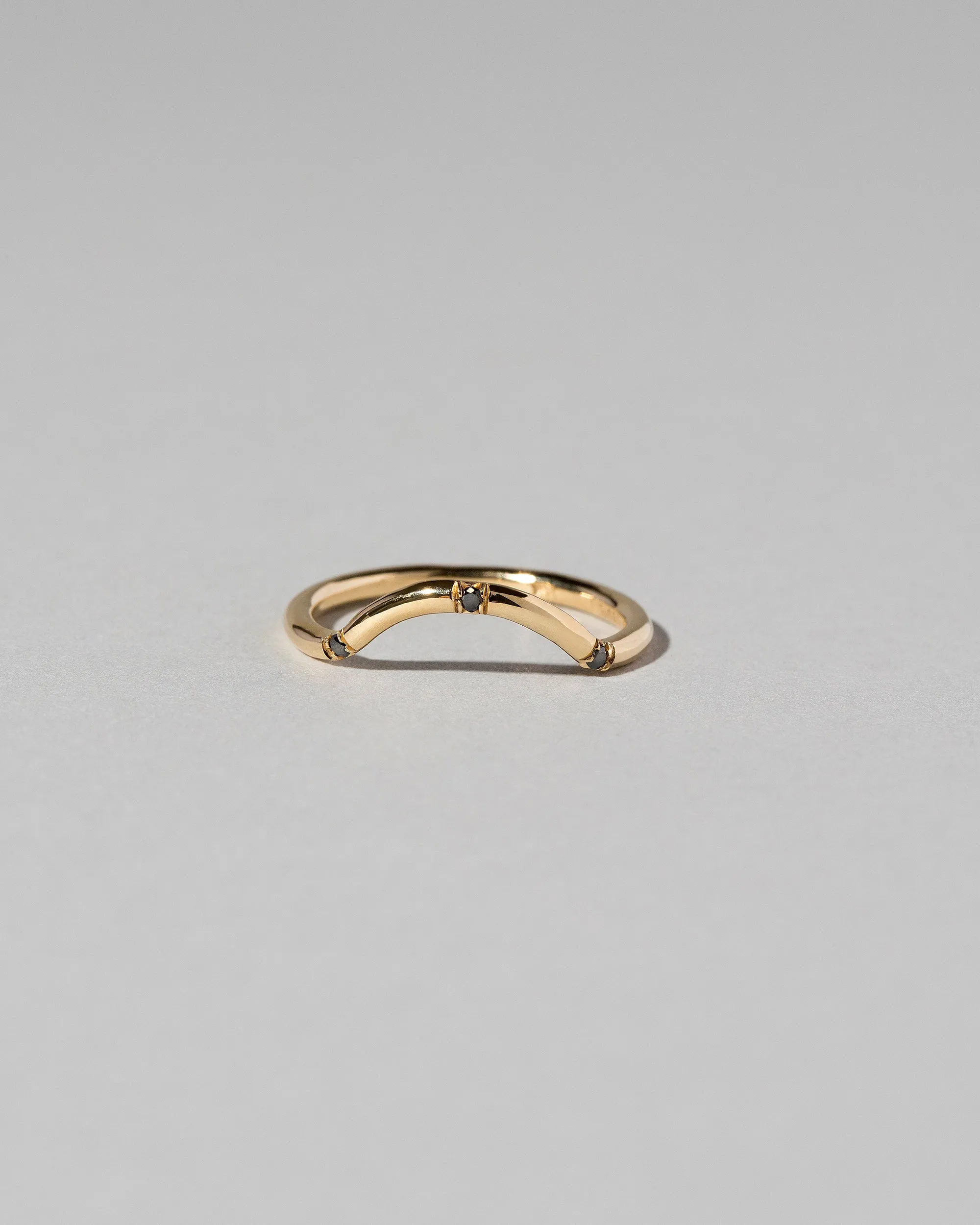 Mini Curve Band - Three Stone