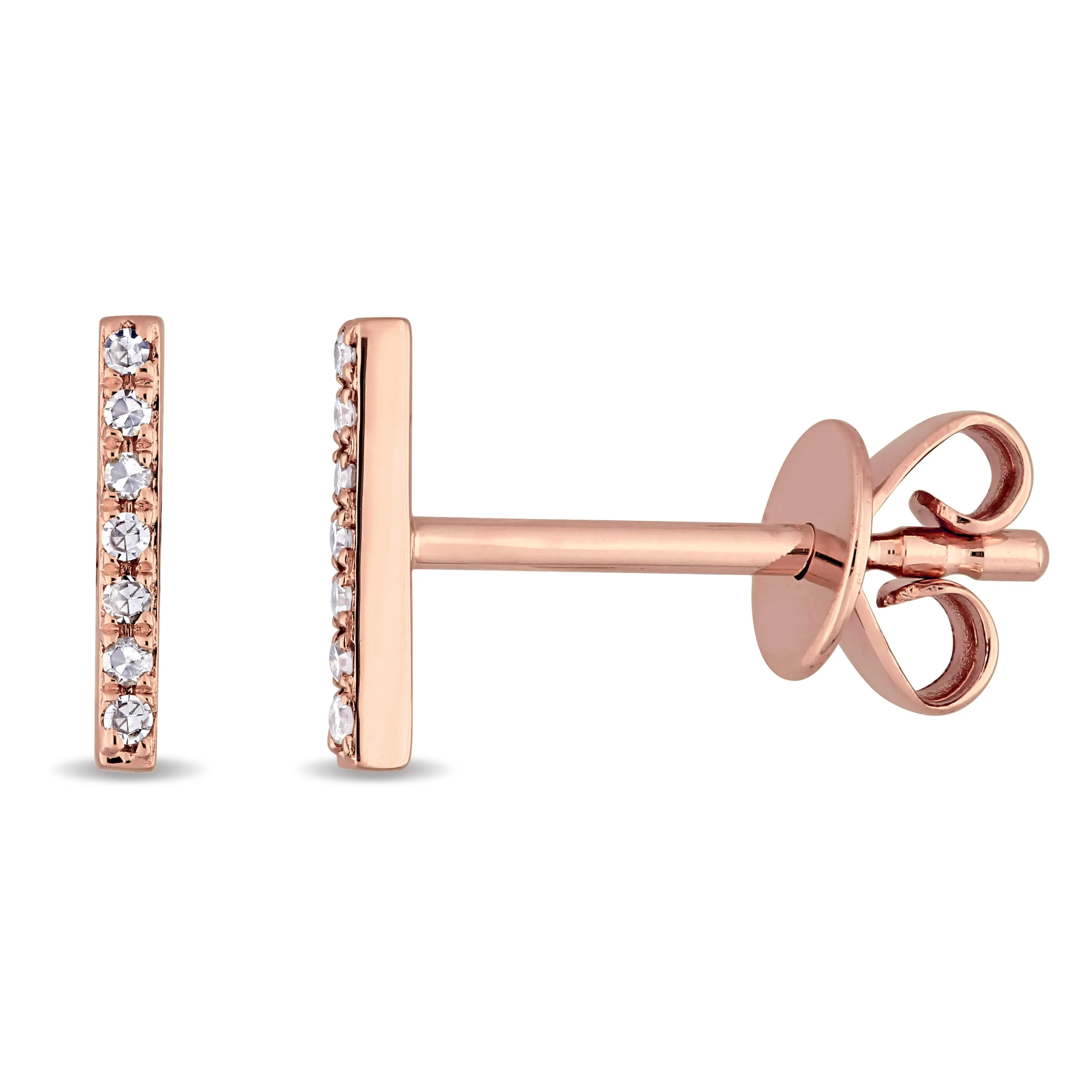 Mini Diamond Bar Studs