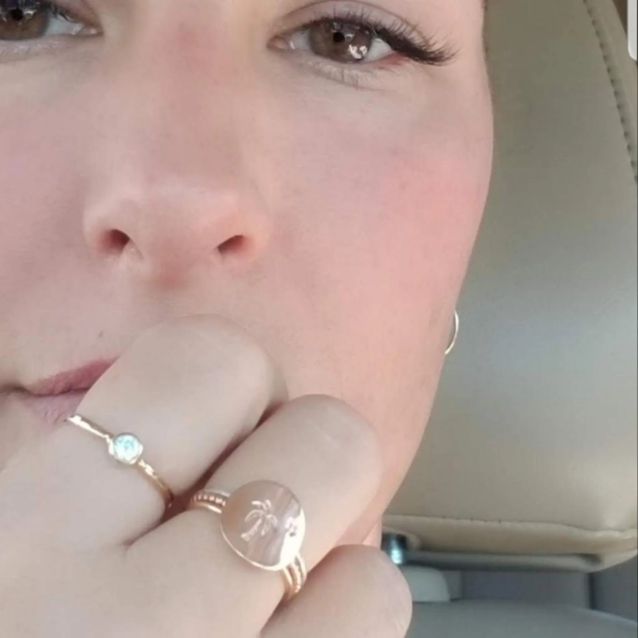 Mini Diamond CZ Stacking Ring  - Sterling, Gold or Rose Gold