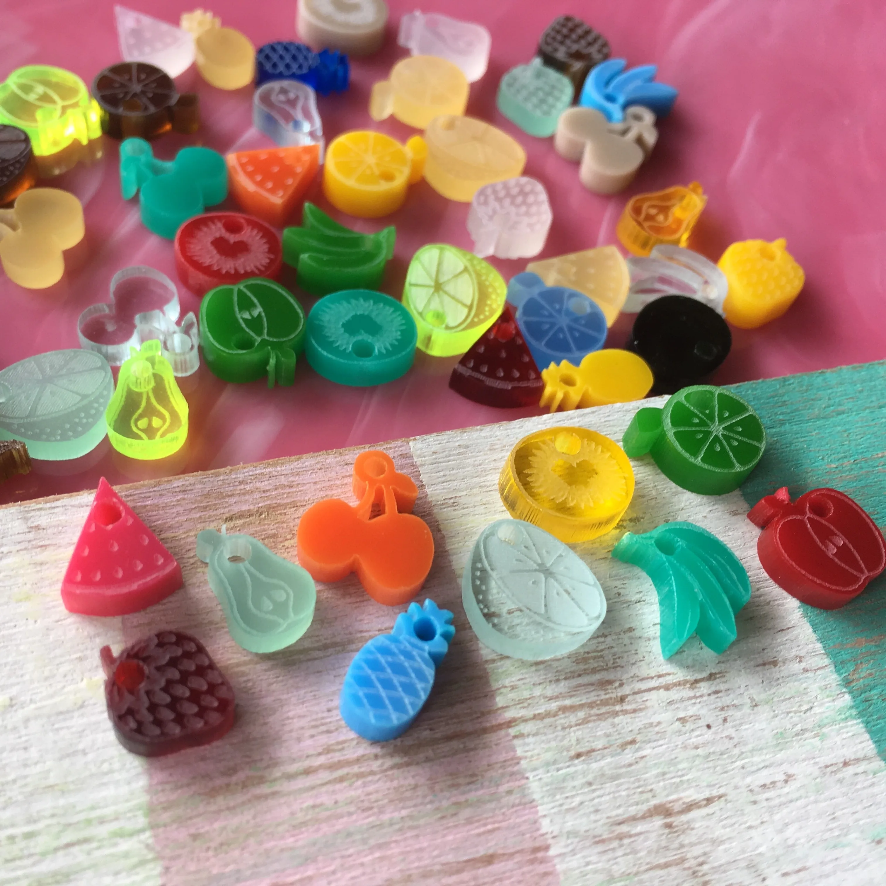 Mini Fruits / 50 Pieces, 10mm