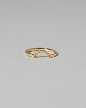 Mini Half Hoop Band - Pavé