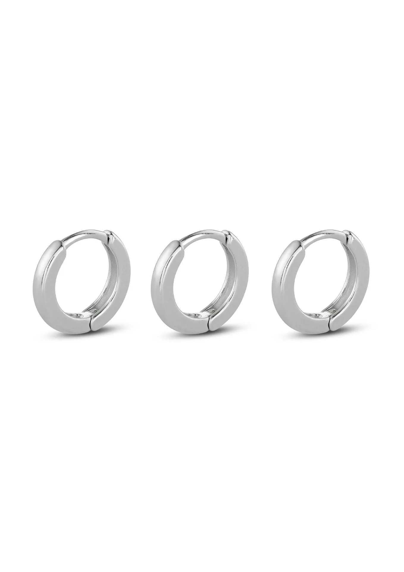Mini Hoops Silver