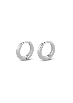 Mini Hoops Silver